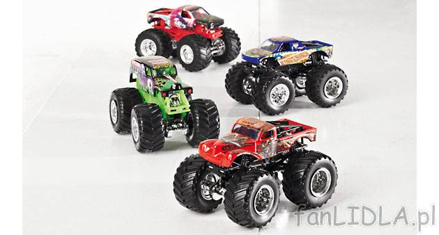 Samochody Monster Truck , cena 24,99 PLN za 1 szt. 
-  skala 1:64 
-  12 wzorów