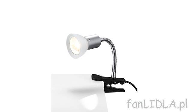 Halogenowa lampka z klipsem Livarno Lux, cena 24,99 PLN za 1 szt. 
- funkcja zaciskowa ...