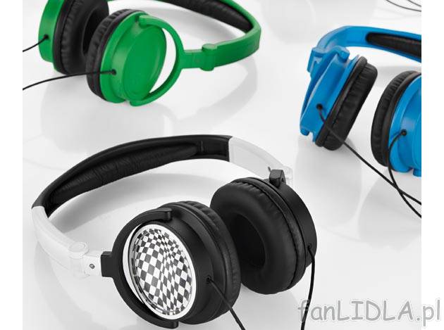Słuchawki HiFi Silvercrest Hometech, cena 39,99 PLN za 1 szt. 
- z 40 mm membraną ...
