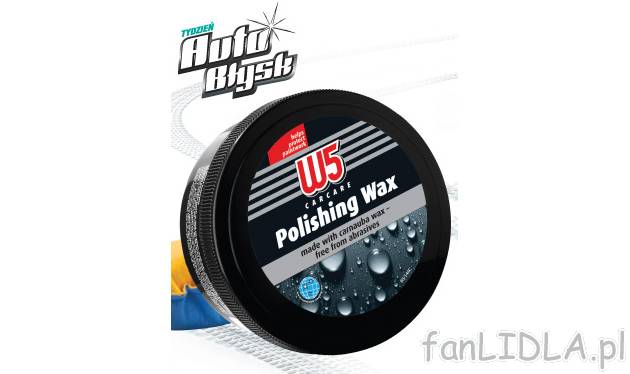 Wosk , cena 19,99 PLN za 200 ml / 1 opak. 
- Chroni i pielęgnuje lakier. 
- Najlepiej ...