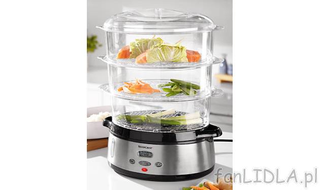 Urządzenie do gotowania pary Silvercrest Kitchen Tools, cena 119,00 PLN za 1 szt. ...