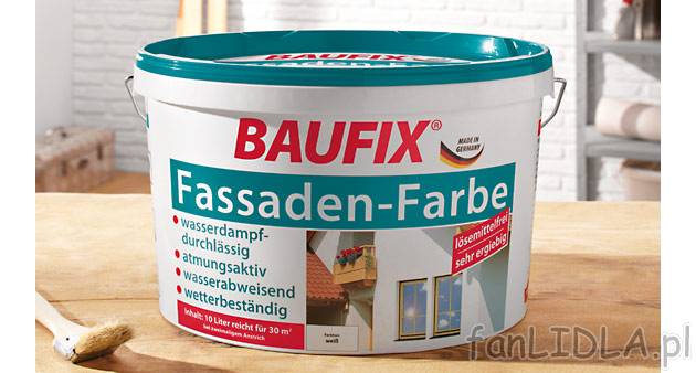 Farba fasadowa 10 l , cena 1,00 PLN za 10 l = 1 opak. 
- hydrofobowa farba fasadowa ...