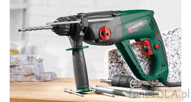 Młotowiertarka pneumatyczna 1050 W Parkside, cena 222,00 PLN za 1 opak. 
- najwyższa ...