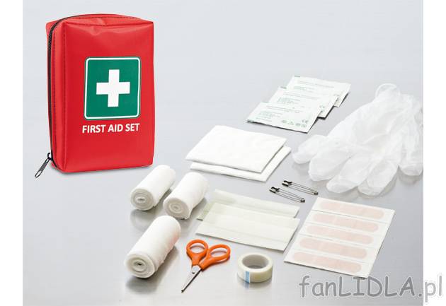 Apteczka podróżna Sensiplast, cena 13,99 PLN za 1 opak. 
- możliwość przymocowania ...