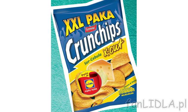 Crunchips , cena 4,59 PLN za 250 + 30 g gratis 
- 250 + 30 g  gratis/ 1 opak. ...