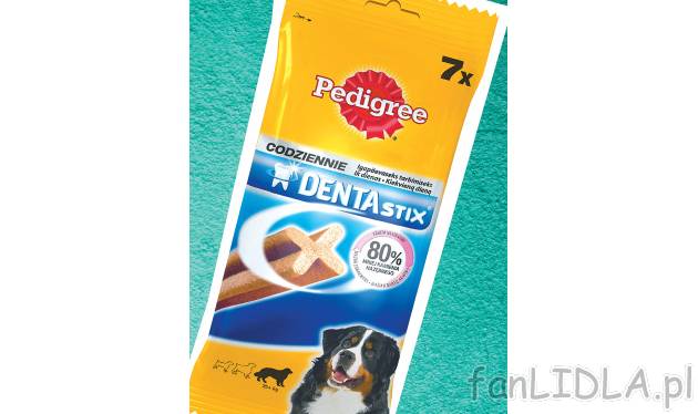 Pedigree Denta Stix , cena 6,99 PLN za 270 g/ 1 opak. 
-  270 g/ 1 opak.