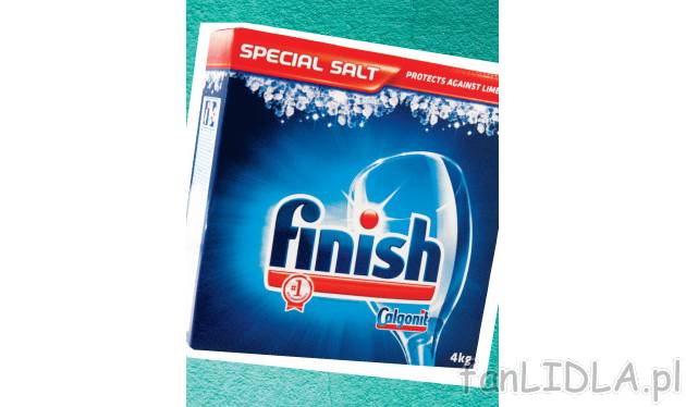 Finish sól do zmywarek , cena 14,99 PLN za 4 kg / 1 opak. 
-  4 kg / 1 opak.