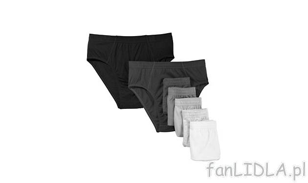 Slipy 7 par Livergy, cena 34,99 PLN za 1 opak 
- sportowe slipy w klasycznym stylu ...