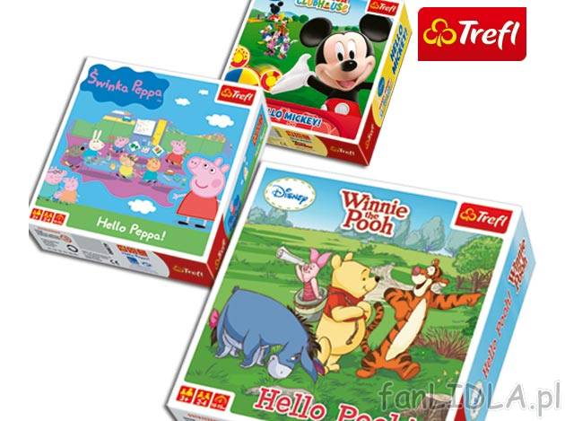 Gra planszowa , cena 14,99 PLN za 1 opak. 
- w zestawie: puzzle, które po ułożeniu ...