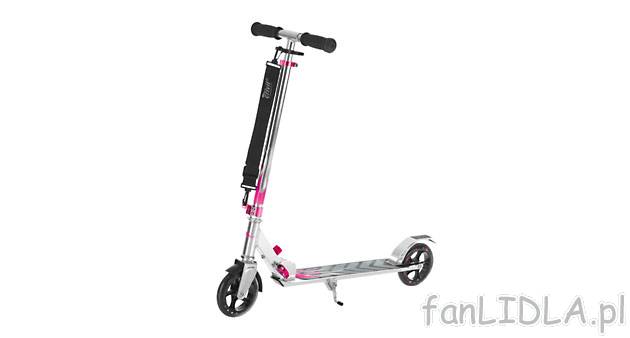 Hulajnoga aluminiowa Crivit Sports, cena 139,00 PLN za 1 szt. 
- lekka i stabilna ...