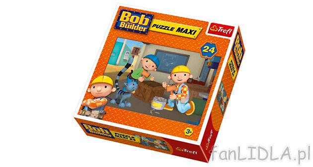 Puzzle maxi , cena 14,99 PLN za 1 opak. 
- do wyboru: 
- Bob Budowniczy 
- Klub ...