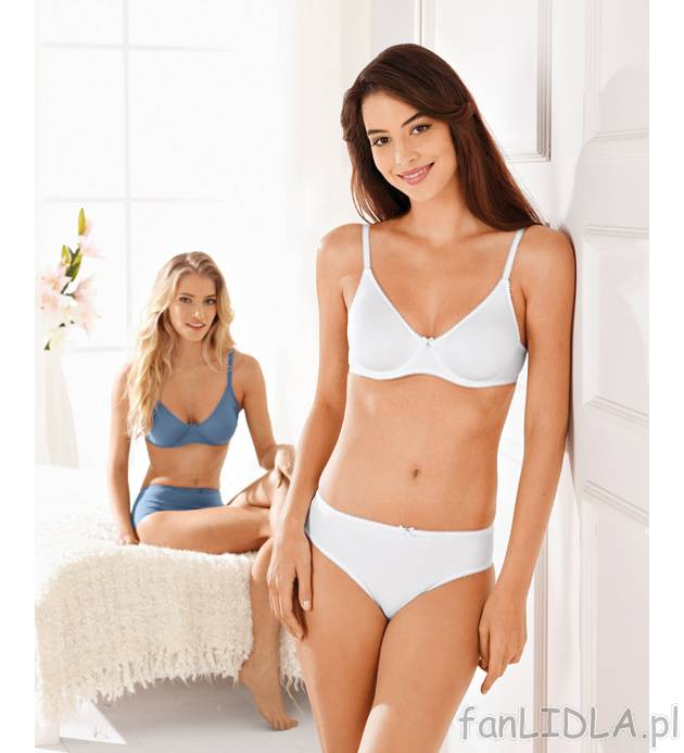 Majtki damskie 2 pary Jolinesse, cena 19,99 PLN za 2 pary 
- cena za 2 pary 
- ...