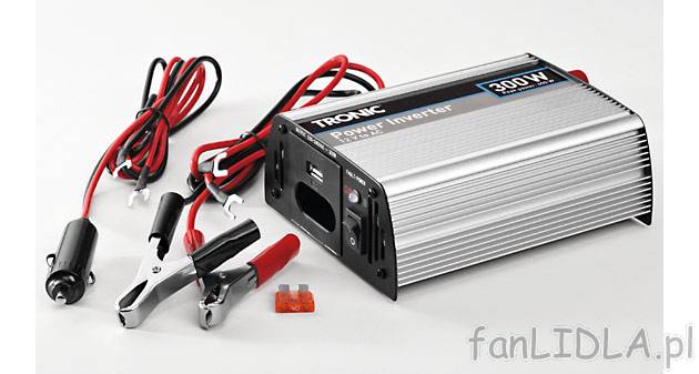 Konwerter samochodowy Tronic, cena 119,00 PLN za 1 opak. 
- przetwarza 12 V na ...