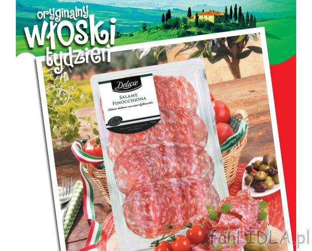 Salami z koprem włoskim , cena 8,99 PLN za 120 g/1 opak. 
- W plastrach, suszone. ...