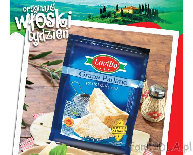 Ser Garna Padano , cena 4,99 PLN za 100 g/1 opak. 
- Ser tarty. 
- 100 g/1 opak. ...