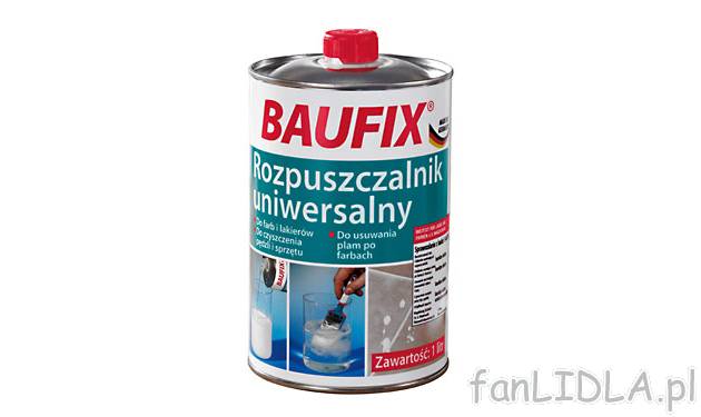 Rozpuszczalnik uniwersalny , cena 9,99 PLN za 1 opak. = 1 l 
- do farb i lakierów ...