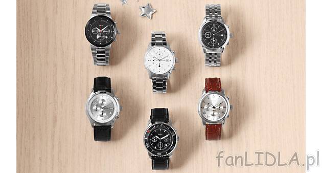 Chronograf Auriol, cena 99,00 PLN za 1 szt. 
- precyzyjny mechanizm kwarcowy ze ...