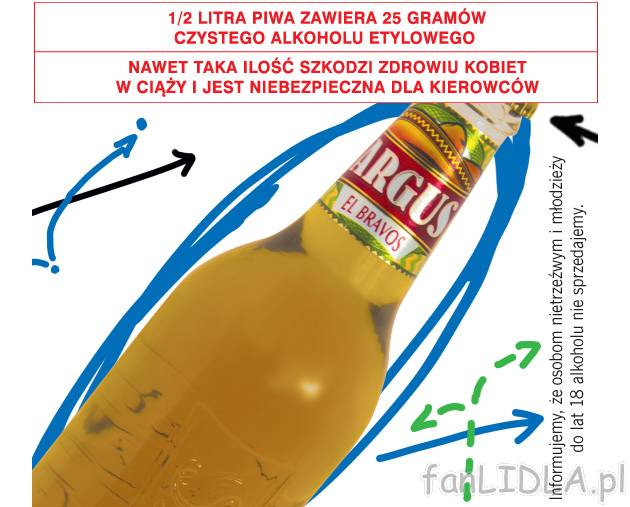 El Bravos piwo o smaku tequili , cena 2,79 PLN za 500 ml/1 opak. 
- Informujemy, ...