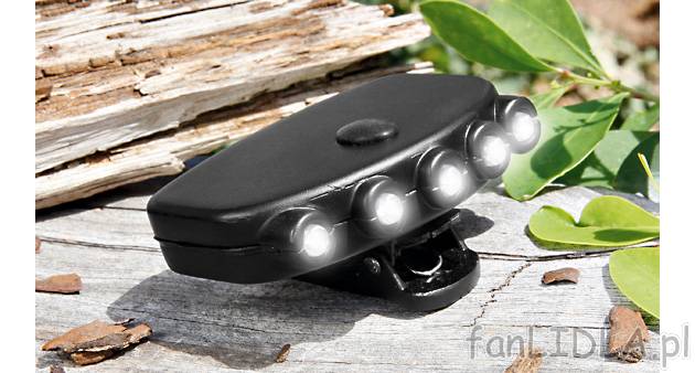Lampka LED z klipsem Livarno Lux, cena 19,99 PLN za 1szt. 
- z praktycznym, obrotowym ...