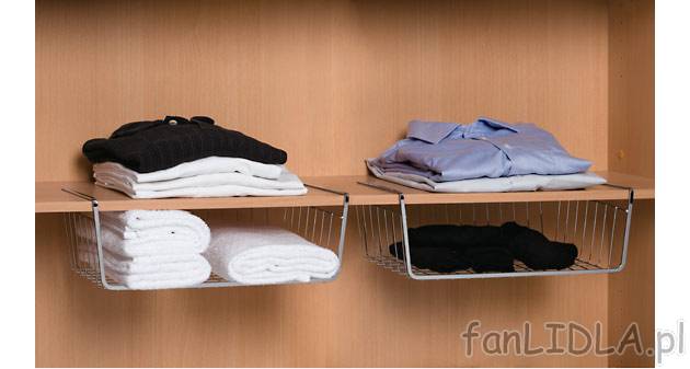 Kosze do szafy Ordex, cena 24,99 PLN za 2 szt. 
- do zawieszenia w szafie lub pod ...