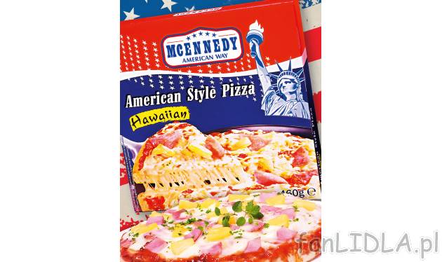 Pizza amerykańska , cena 5,99 PLN za 460/450 g/1 opak. 
-  Różne rodzaje.