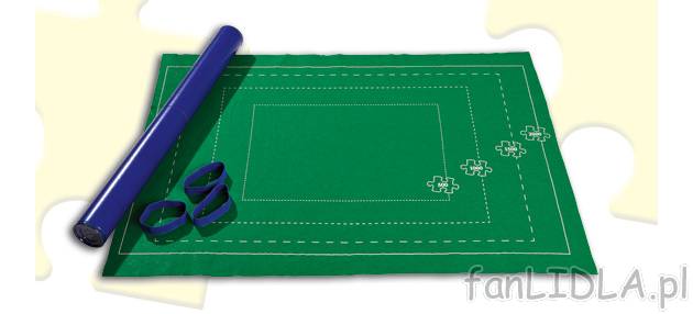 Dywan do układania puzzli , cena 21,99 PLN za 1 szt. 
- do przechowywania lub ...