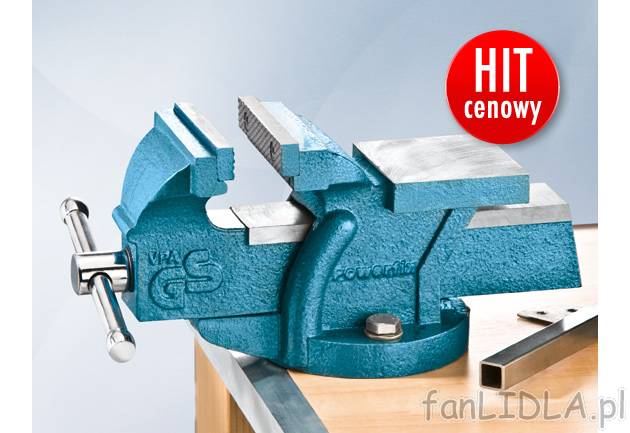 Imadło ślusarskie Powerfix, cena 69,00 PLN za 1 szt. 
- jednoczęściowy korpus ...