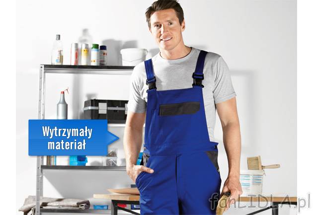 Spodnie robocze Livergy, cena 49,99 PLN za 1 para 
- z łatwego w pielęgnacji, ...