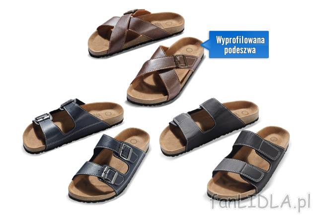 Sandały męskie Livergy, cena 27,99 PLN za para 
- z łatwego w pielęgnacji, ...