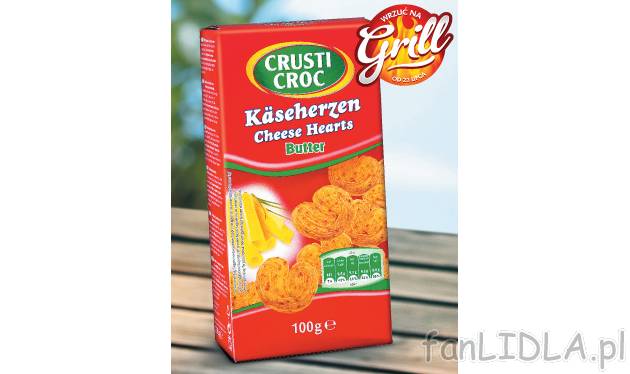 Przekąski serowo-maślane , cena 5,99 PLN za 100 g 
-  Różne rodzaje