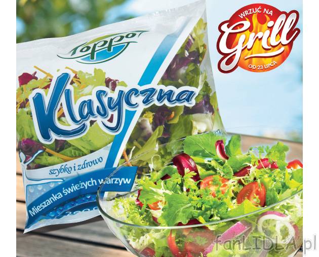 Mix sałat , cena 3,99 PLN za 120/160/170/200 g 
-  Różne rodzaje