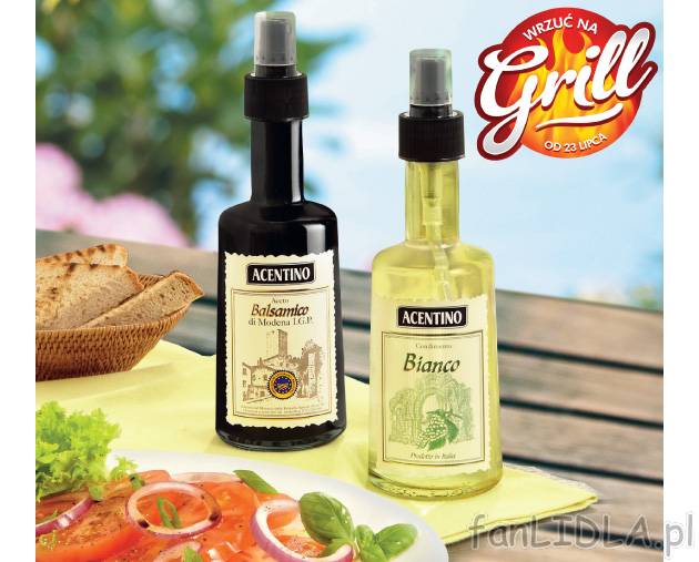 Ocet w sprayu , cena 9,99 PLN za 250 ml 
- Do wyboru: ocet biały lub Balsamico ...