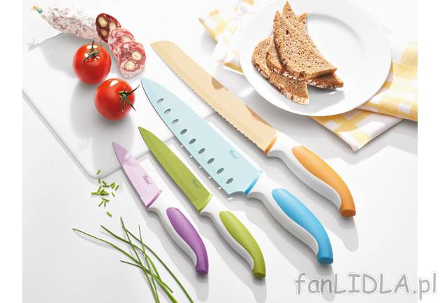 Komplet noży z powłoką antyadhezyjną Ernesto, cena 39,99 PLN za 1 opak. 
- cena ...