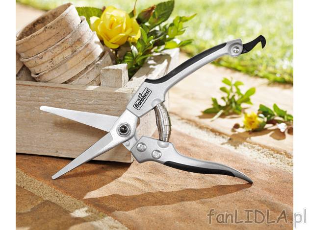 Sekator precyzyjny Florabest, cena 14,99 PLN za 1 szt. 
- lekki i ostry &#8211; ...