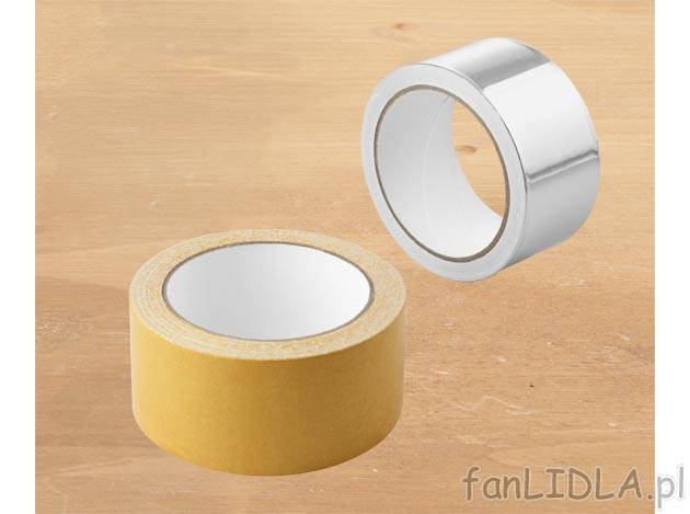 Taśma samoprzylepna aluminiowa lub dwustronna , cena 6,99 PLN za 1 szt. 
- szerokość ...