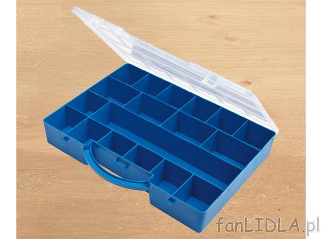 Organizer warsztatowy Powerfix, cena 13,99 PLN za 1 szt. 
- wymiary: 35,5 x 25 ...