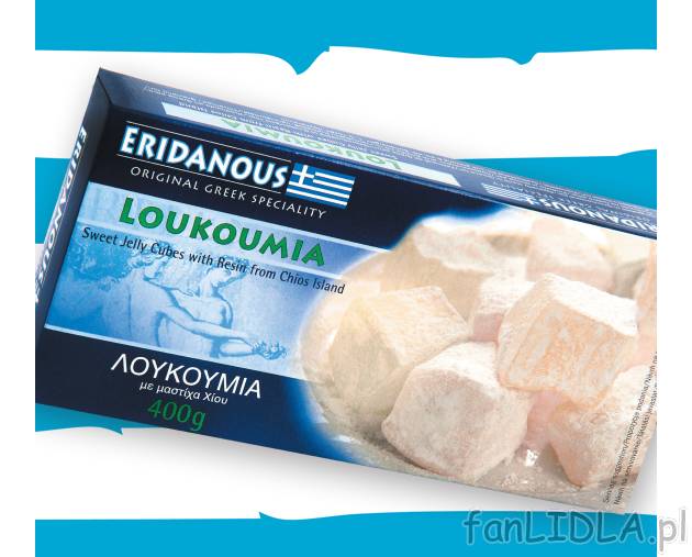 Słodkie galaretki , cena 5,99 PLN za 400 g/1 opak. 
- Z żywicą pistacjową lub ...