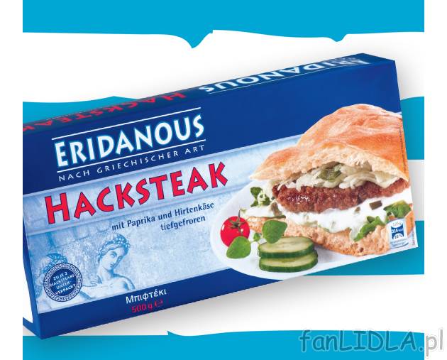 Steki po grecku , cena 9,99 PLN za 500 g/1 opak. 
- 4 steki w opakowaniu. 
- Doskonały ...