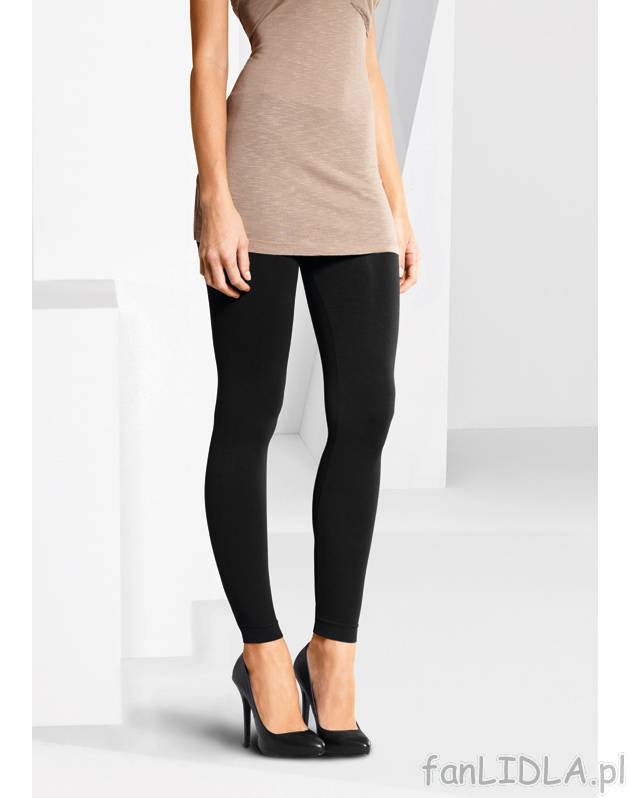 Legginsy bezszwowe Esmara, cena 17,99 PLN za 1 para 
- kryjące, bez szwów, 
- ...