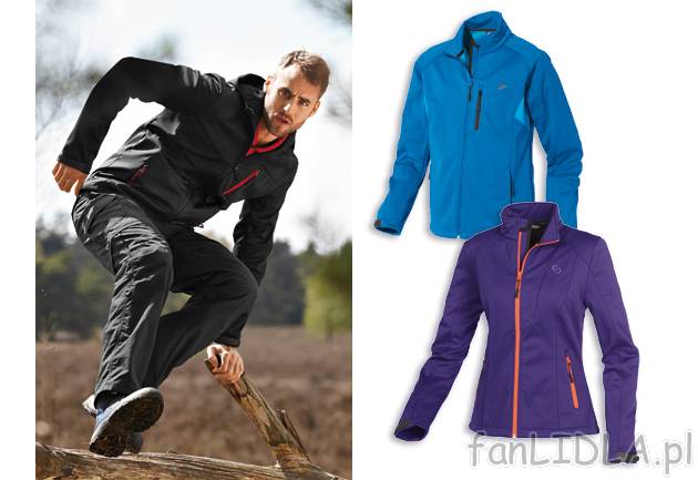 Kurtki softshell , cena 69,00 PLN za 1 szt. 
- kołnierz lub kaptur 
- 3-warstwowy ...