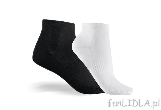 Skarpety sportowe 2 pary Crivit, cena 8,99 PLN za 2 pary 
- włókno COOLMAX&#174; ...