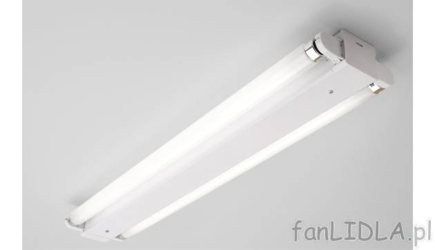 Lampa sufitowa Livarno Lux, cena 54,90 PLN za 1 szt. 
- obudowa metalowa z 2 energooszczędnymi ...
