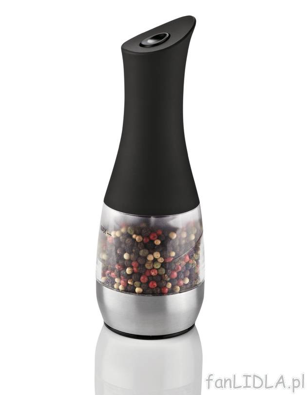 Elektryczny młynek do soli i pieprzu Silvercrest Kitchen Tools, cena 37,99 PLN ...
