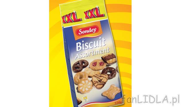 Mieszanka ciastek , cena 5,99 PLN za 440/550 g/1 opak. 
-  Różne rodzaje.
