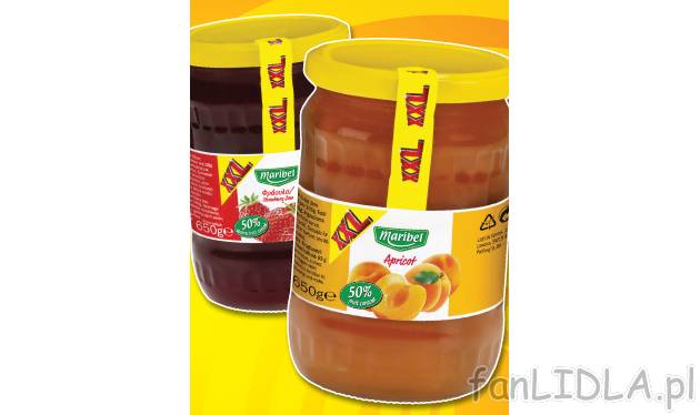 Konfitura , cena 6,99 PLN za 650 g/1 opak. 
-  Różne rodzaje.