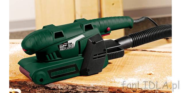 Szlifierka taśmowa Parkside, cena 139,00 PLN za 1 szt. 
- silnik 600 W z bezstopniową ...