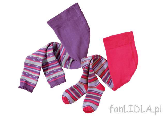 Legginsy lub rajstopy termiczne Lupilu, cena 12,99 PLN za 1 para 
- z ciepłego, ...