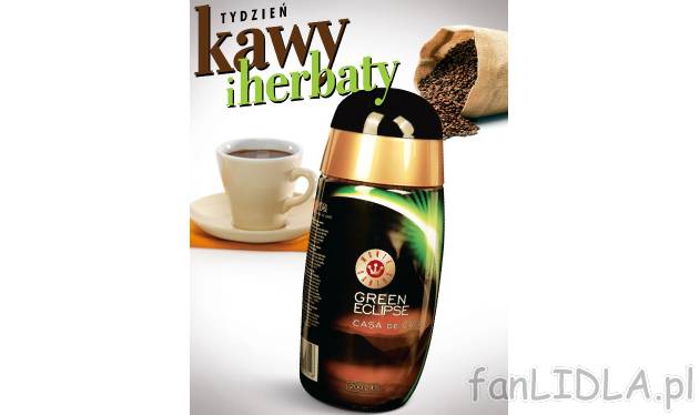 Kawa rozpuszczalna liofilizowana 100% Robusta , cena 9,99 PLN za 200 g/1 opak. 
- ...