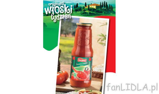 Pomidory Rustica rozdrobnione , cena 3,99 PLN za 720 ml/1 szt. 
- Idealne jako ...