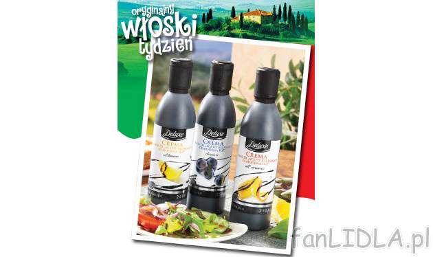 Sosy balsamiczne , cena 11,99 PLN za 250 ml/1 opak. 
- Naturalny, z wyciągiem ...